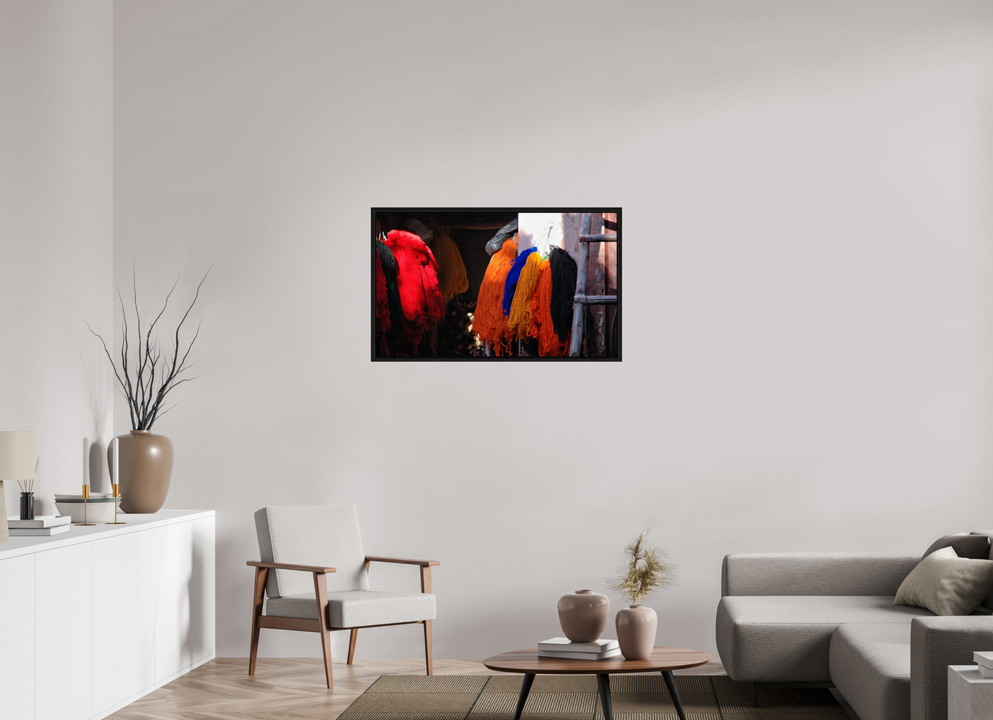 100,4 x 60 cm, Foto Print on Acrylic glass; Oak Wood Frame Basel 15 mm Colors of Marrakech Vol. 8; Photo Art Print on Acrylic Glass; Oak Wood Frame 15 mm