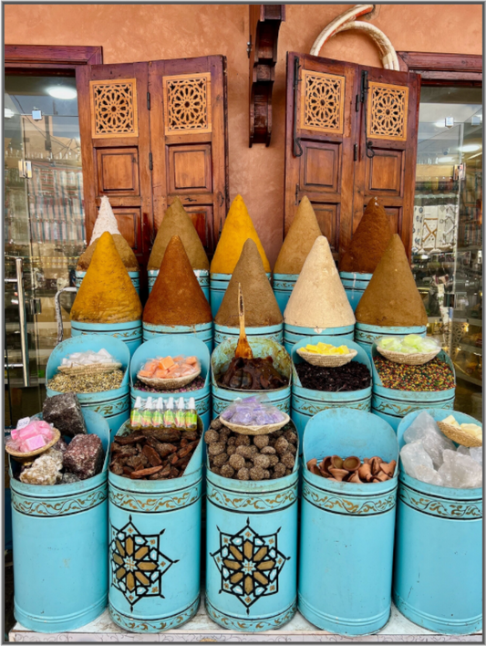 Colors and Spices Vol. 7; Photo Art Print under Acrylic Glass with Art Box Frame 50 mm Aluminium