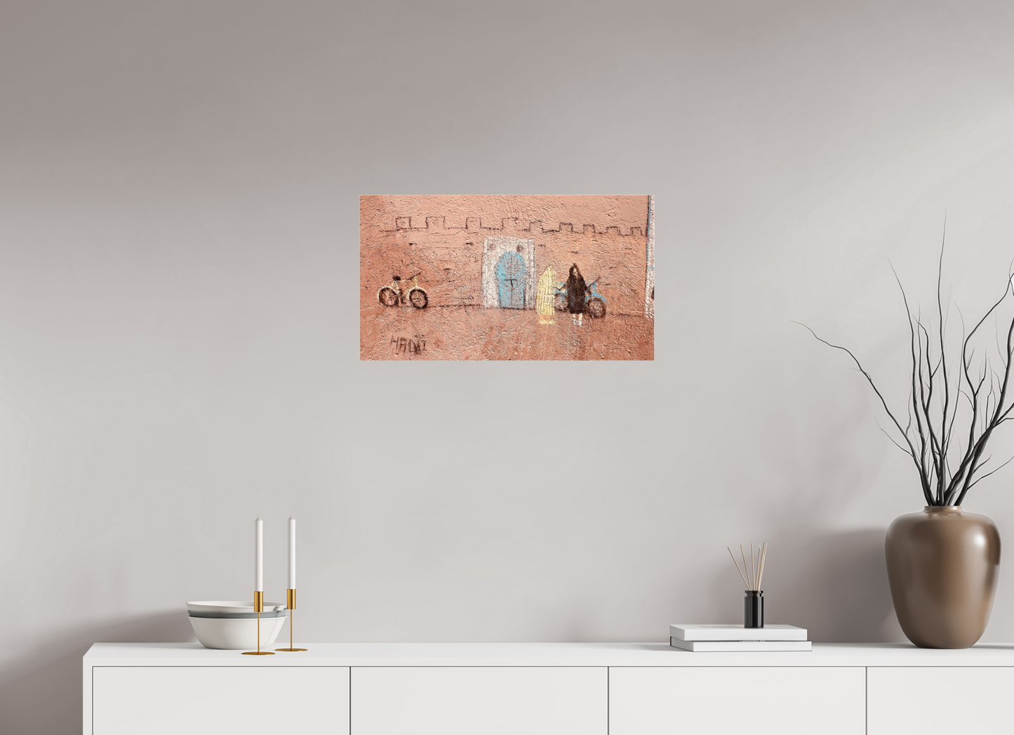 64 x 36 cm, Photo Print Under Acrylic Glass Life in the Medina Vol. 2 - Photo Art Print under Acylic Glass
