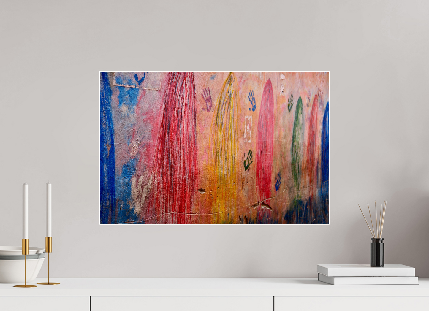 60 x 40 cm, Foto-Abzug hinter Acryl Glas - Echtholz-Rahmen Eiche schwarz Colors of Marrakech Vol 5; Fine Art Photo  Print under Acrylic Glass