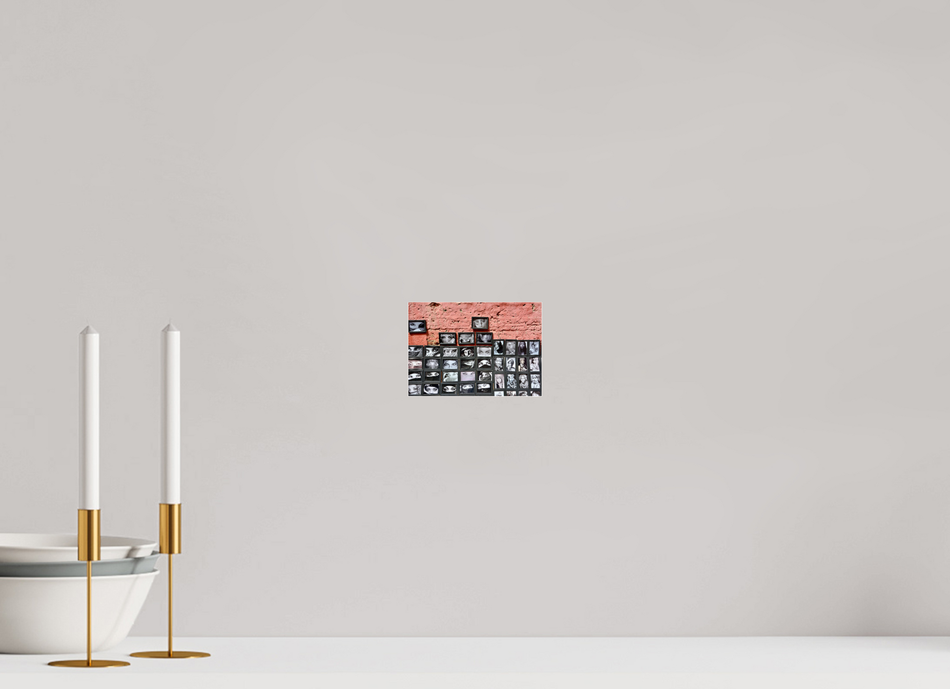 14,2 x 10 cm, Foto-Abzug hinter Acryl Glas - Echtholz-Rahmen Eiche schwarz Secret Eyes of Marrakech Vol. 1 -Foto Print on Acryl - Oak Wood Frame in Black