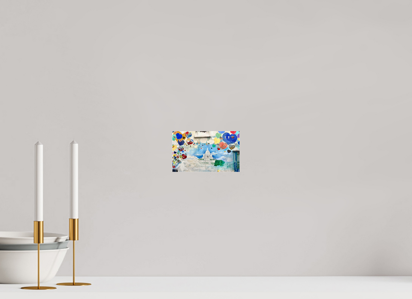 16,5 x 10 cm, Photo Print Under Acrylic Glass In Love with Montmartre Vol.3 - Paris Street Art - Collection " Montmartre meets Marrakech&nbsp;