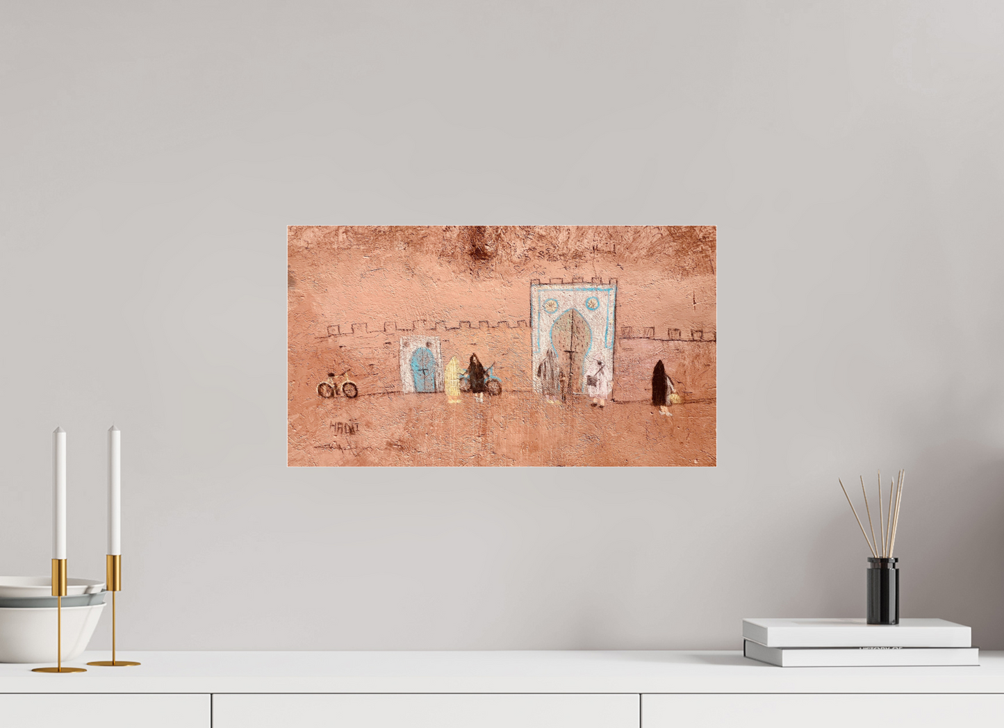 Life in the Medina Vol. 1 - Photo Art Print under Acylic Glass