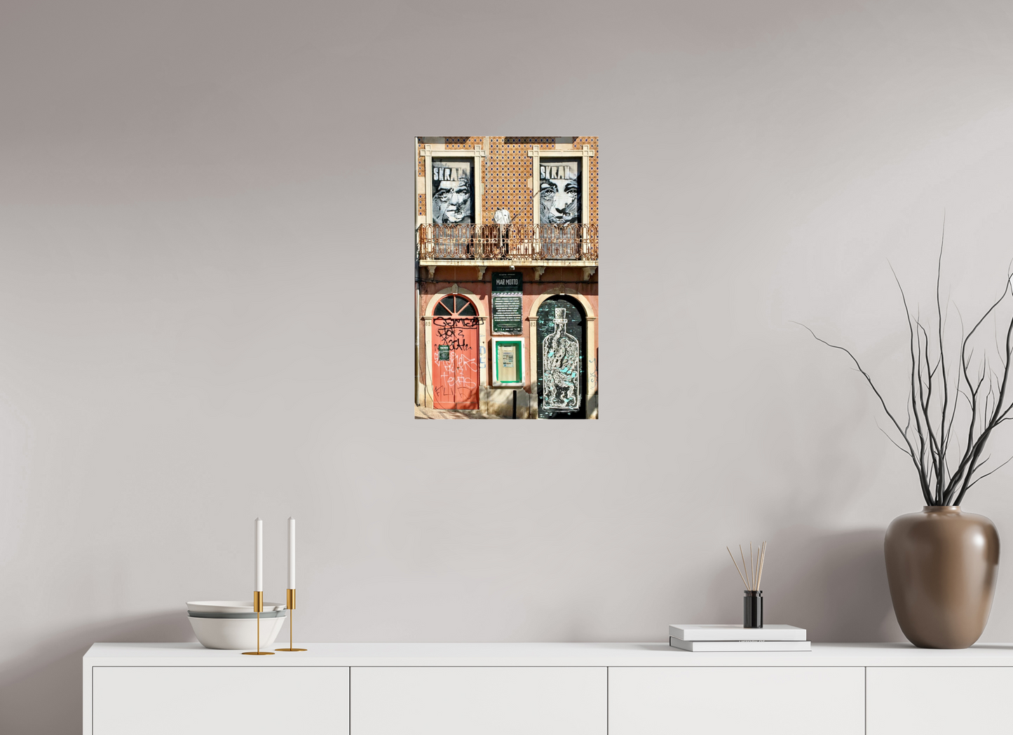 40 x 61,5 cm, Photo Print Under Acrylic Glass Magic Lisboa Vol. 1 - Collection "Graffiti Street Art Meets Marrakech"; Photo Art Probt under Acrylic Glass