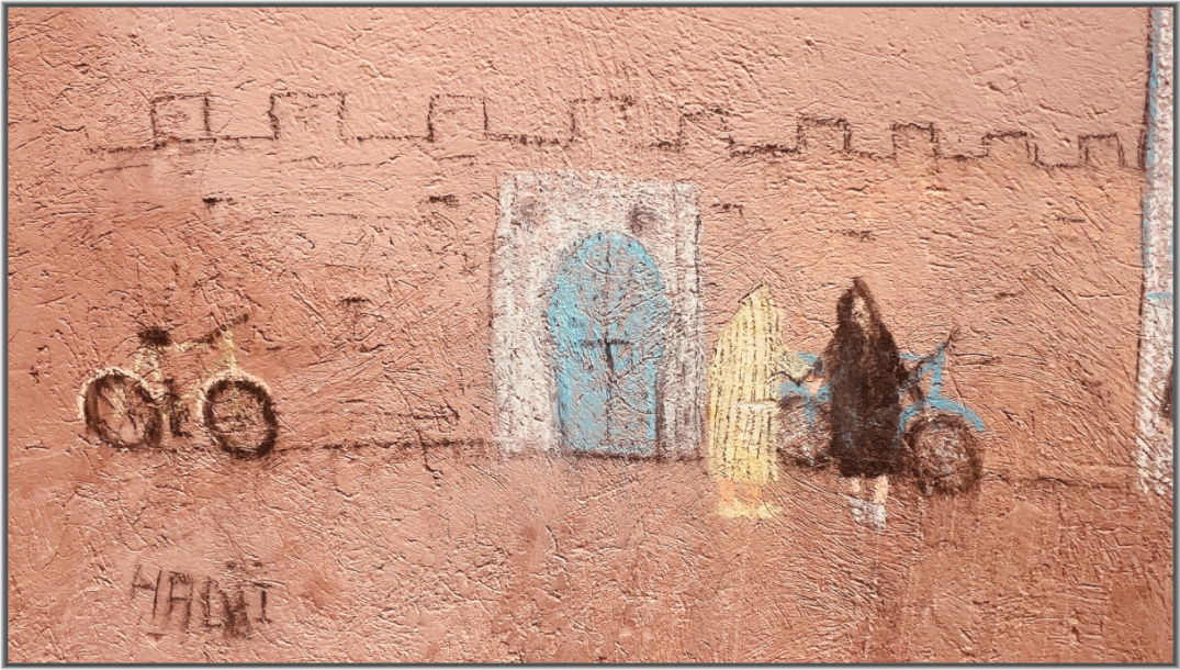 Silence in the Medina Vol. 2 - Photo Art Print under Acylic Glass with Art Box Frame Aluminium 50 mm