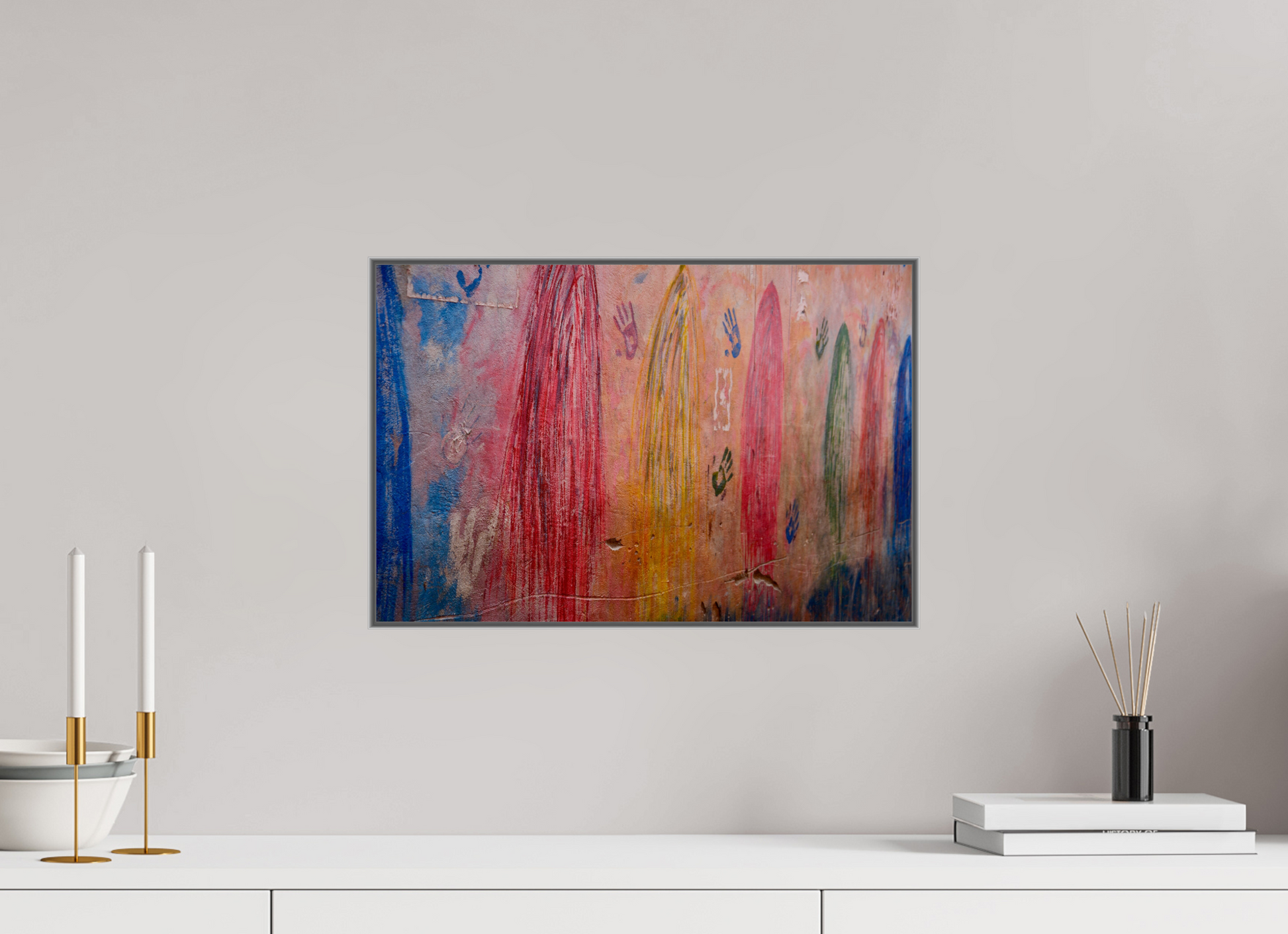 45 x 30 cm, Art Box 50 mm - Aluminium Rahmen - Foto-Abzug hinter Acrylglas - printed and designed by Whitewall Colors of Marrakech Vol 5; Photo Print on Acrylic glass; Art Box Frame 50 mm Aluminium