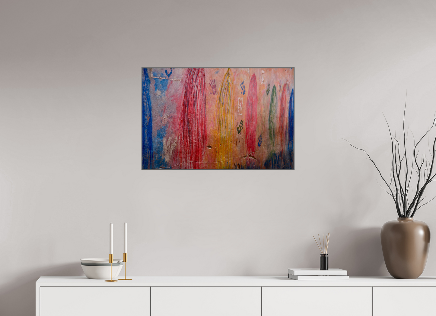 75 x 50 cm, Art Box 50 mm - Aluminium Rahmen - Foto-Abzug hinter Acrylglas - printed and designed by Whitewall Colors of Marrakech Vol 5; Photo Print on Acrylic glass; Art Box Frame 50 mm Aluminium