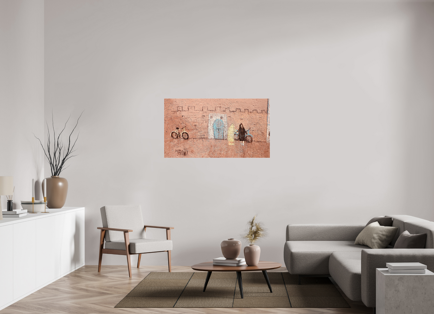 128 x 72 cm, Photo Print Under Acrylic Glass Life in the Medina Vol. 2 - Photo Art Print under Acylic Glass
