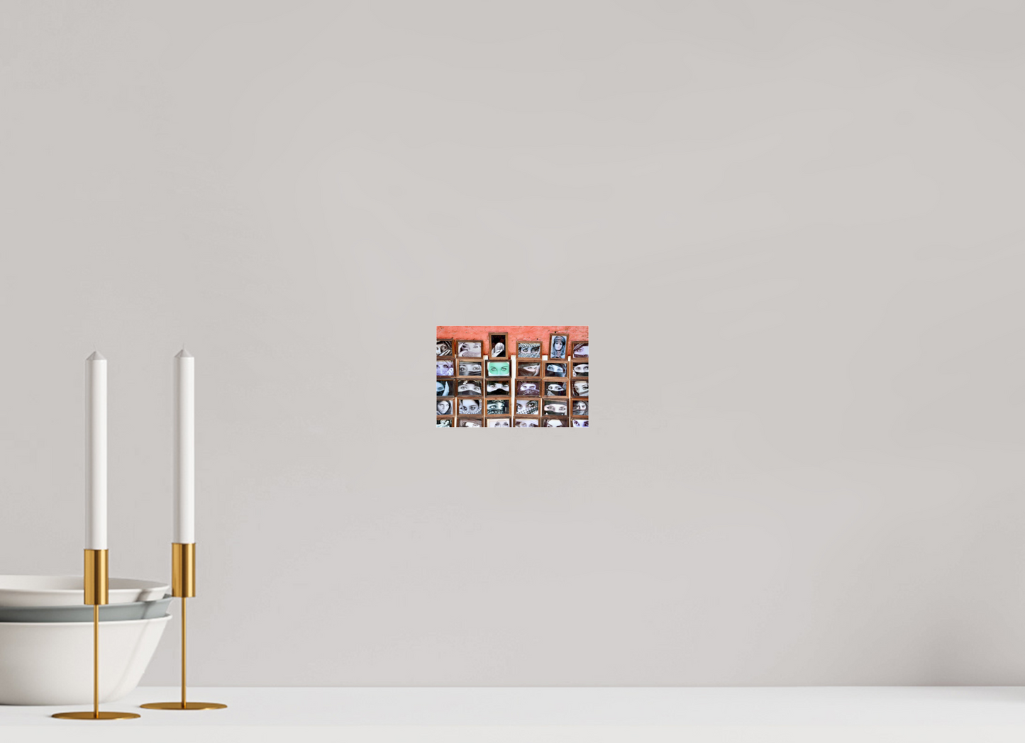 15 x 10 cm, Photo Print Under Acrylic Glass Secret Eyes of Marrakech - Vol. 2 - Foto Art Print under Acrylic Glass,