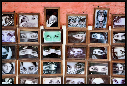 Main image Secret Eyes of Marrakech Vol. 5; Photo Art Print on Acrylic glass, Oak wood frame 15 mm