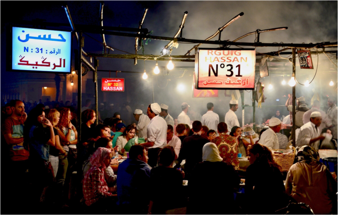 Main image Marrakech Street Food Market Vol. 1; Photo Art Print under Acrylic Glass
