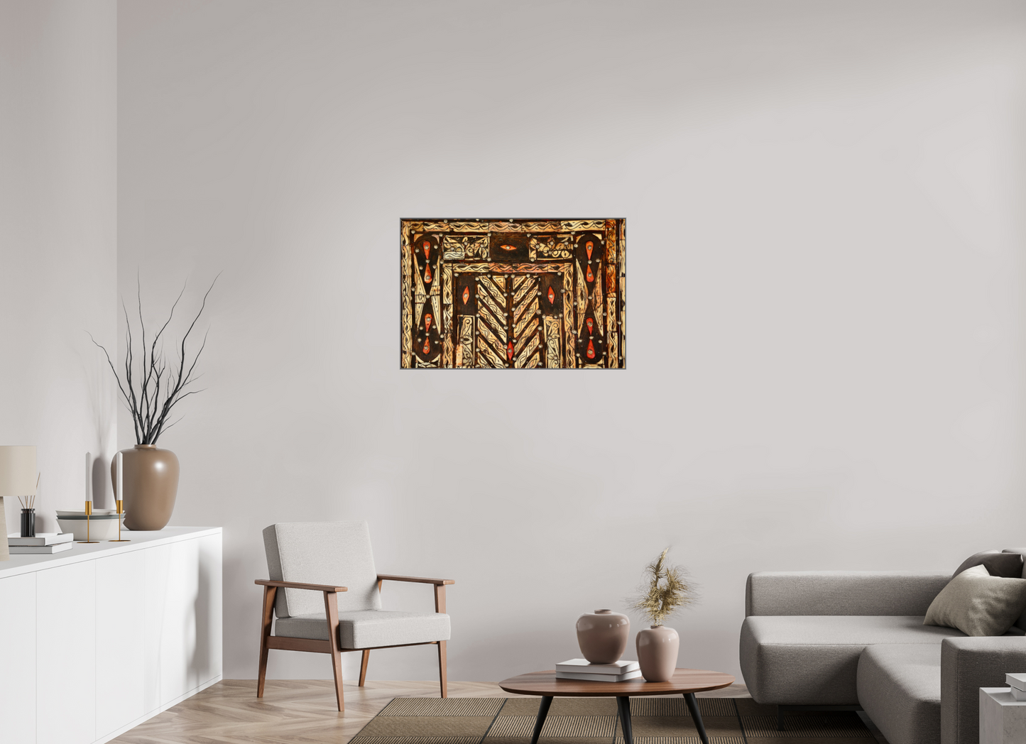 90 x 60 cm, Art Box 50 mm - Aluminium Rahmen - Foto-Abzug hinter Acrylglas - printed and designed by Whitewall Secret Doors of Marrakech Vol. 1; Fine Art Photo Print under Acrylic Glass, Various Frame Options