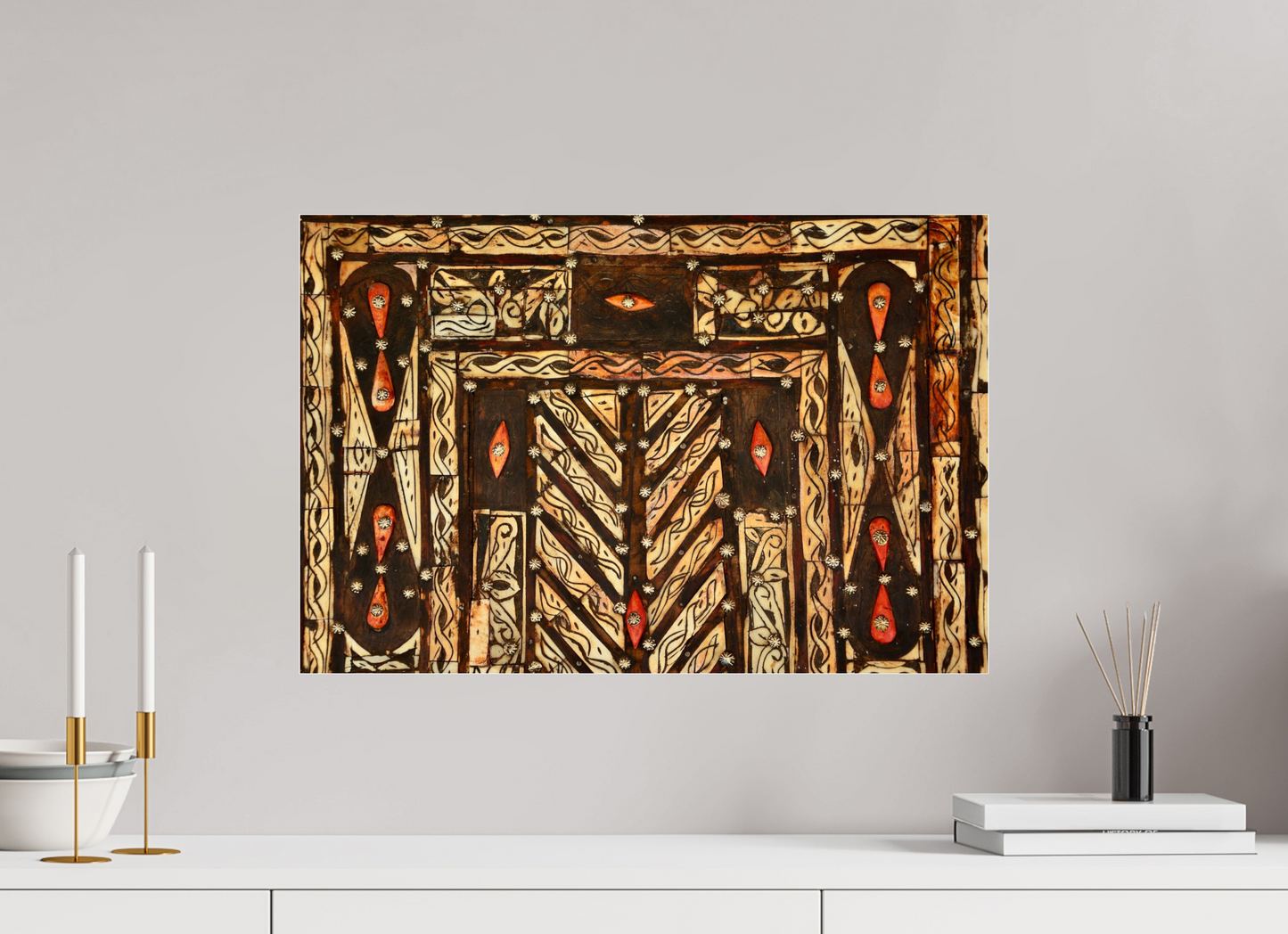 60 x 40 cm, Photo Print Under Acrylic Glass Secret Doors of Marrakech Vol. 1; Fine Art Photo Print under Acrylic Glass, Various Frame Options