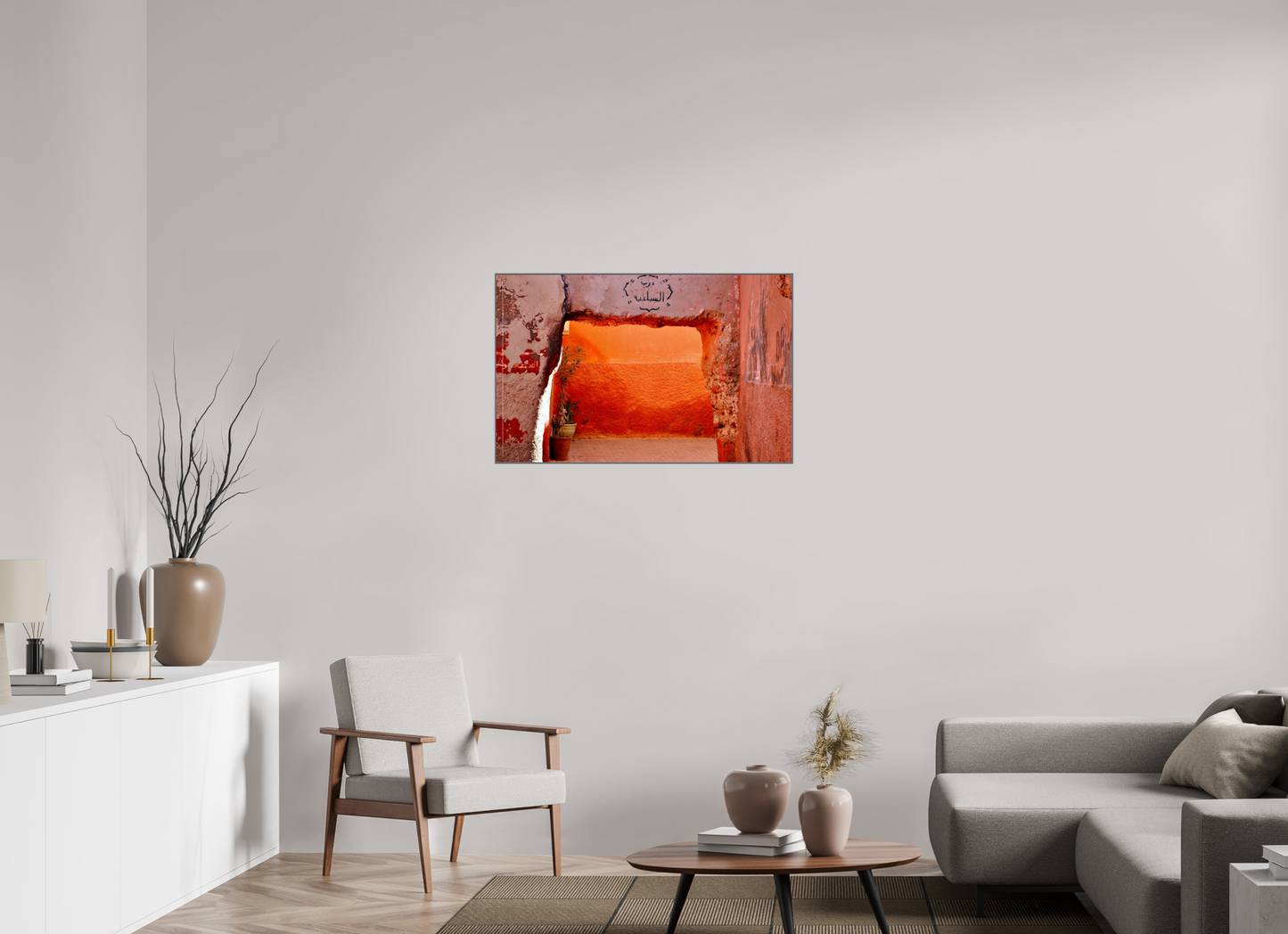 94,6 x 60 cm, Art Box 50 mm - Aluminium Rahmen - Foto-Abzug hinter Acrylglas - printed and designed by Whitewall The Souks of Marrakech Vol. 4; Photo Art Print under Acrylic Glass; various frame options