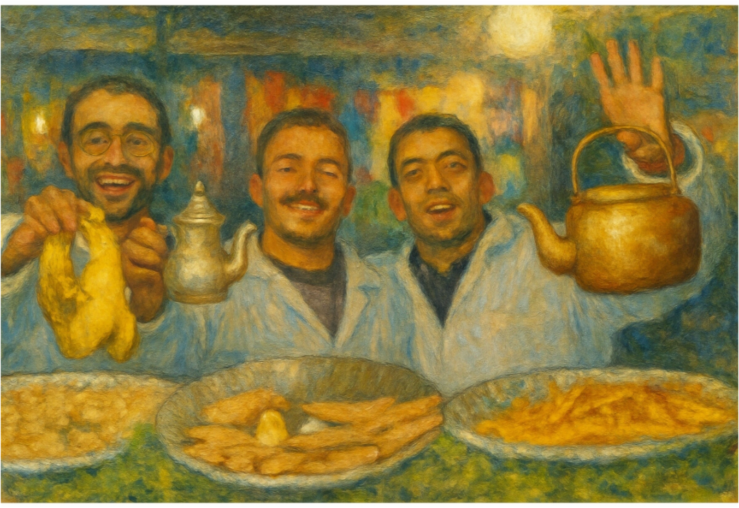 Main image Oriental Food with Good Mood Vol.2 - Painted Design;  Photo Art Print under Acrylic Glass