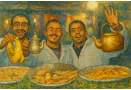 Main image Oriental Food with Good Mood Vol.2 - Painted Design;  Photo Art Print under Acrylic Glass