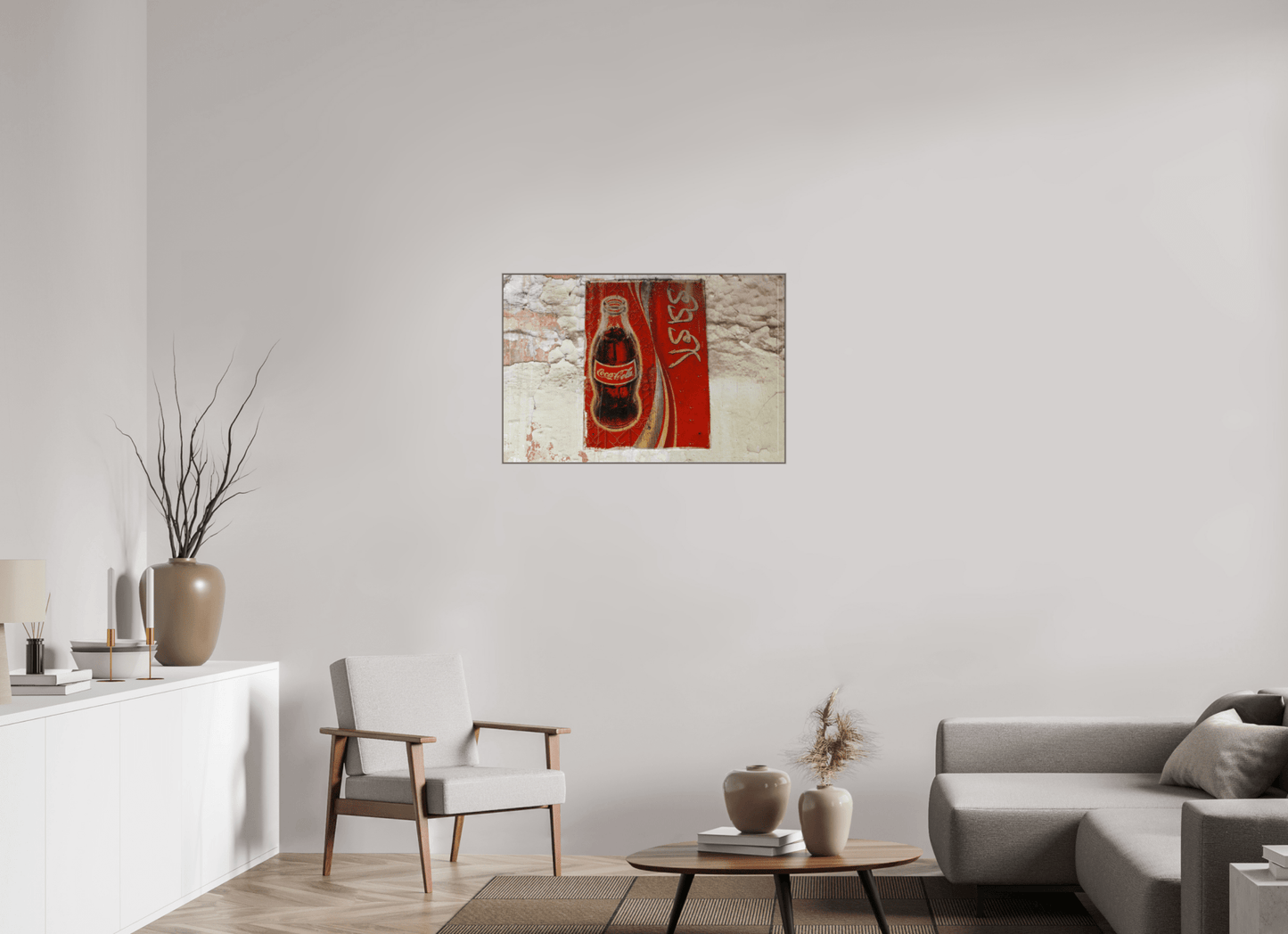 Arabic Coke - Pop Art Wall Painting Marrakech Medina Fine Photo Art Print - Colors of Marrakech - Photo Art Gallery