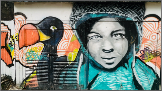 Main image My Friend Dodo - Graffiti Street Art - Port Louis Mauritius; Photo Art Print under Acrylic Glass