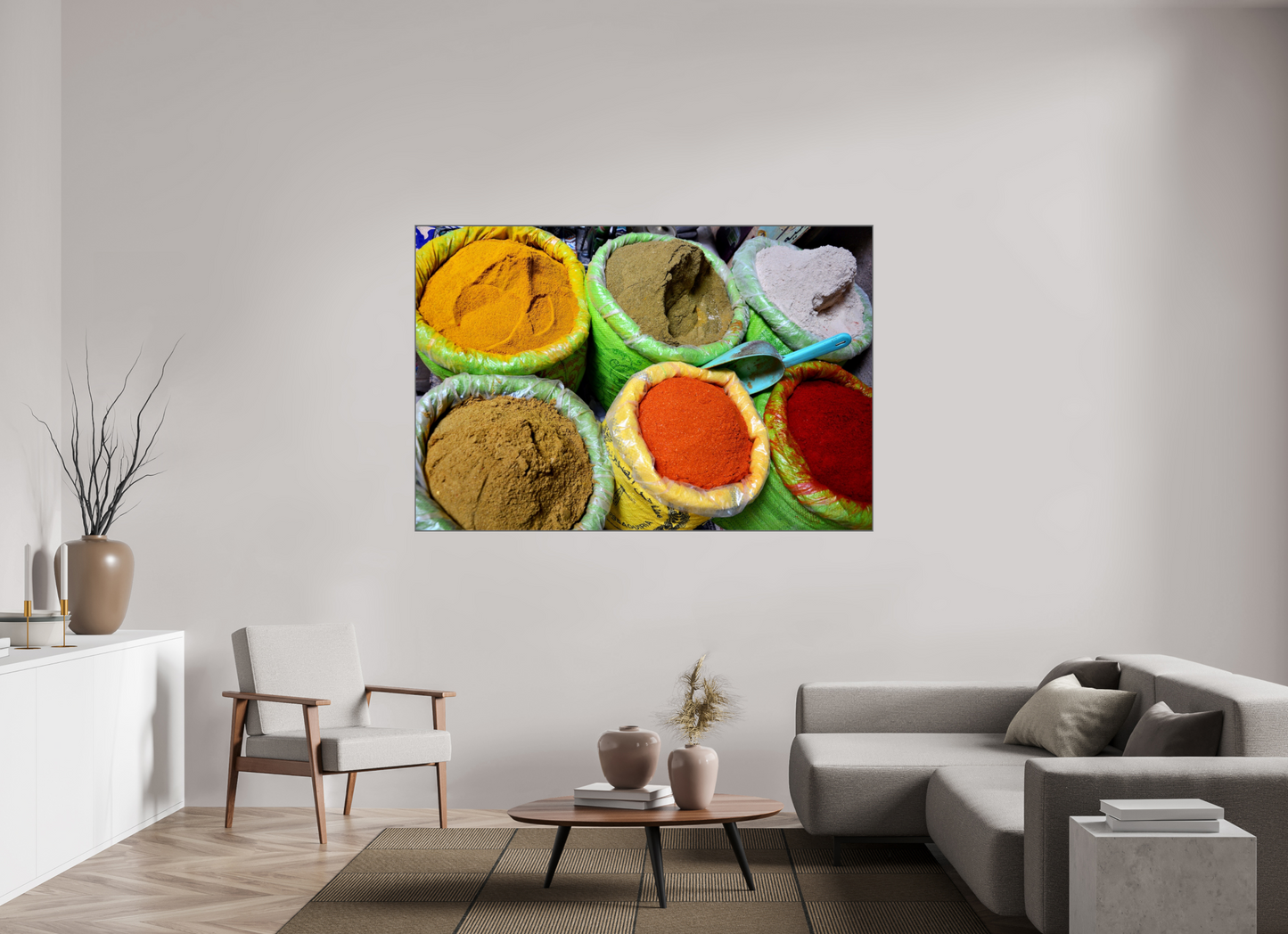 180 x 120 cm, Art Box 50 mm - Aluminium Rahmen - Foto-Abzug hinter Acrylglas - printed and designed by Whitewall Spices & Colors from Marrakech Vol. 3 - Fine Art Photo Print under Acrylic Glass