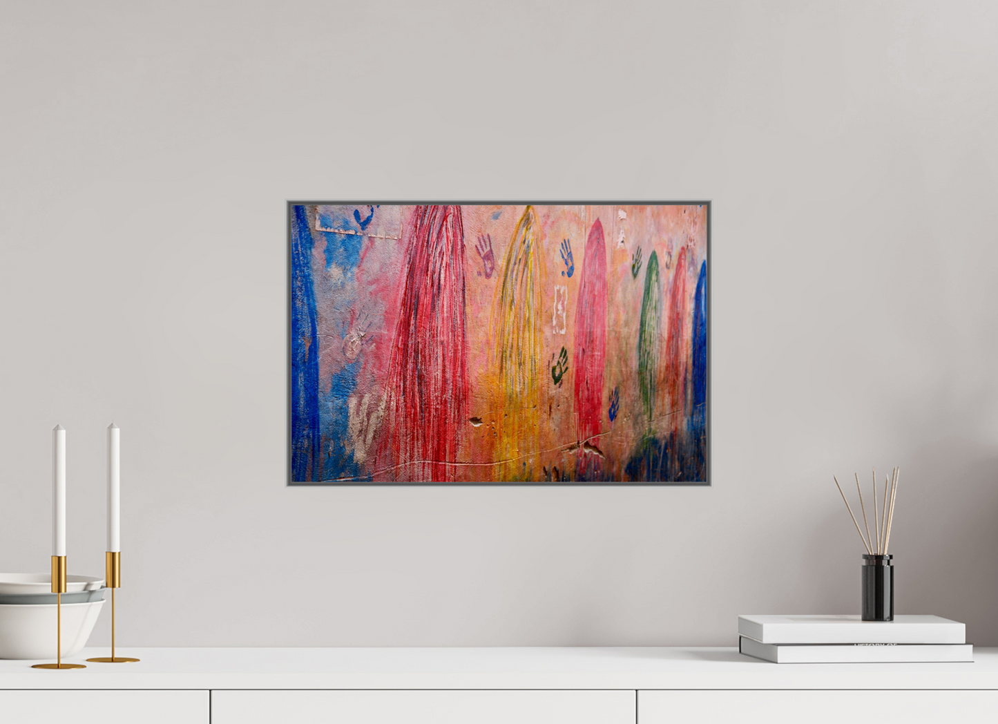 45 x 30 cm, Art Box 50 mm - Aluminium Rahmen - Foto-Abzug hinter Acrylglas - printed and designed by Whitewall Colors of Marrakech Vol 5; Fine Art Photo  Print under Acrylic Glass