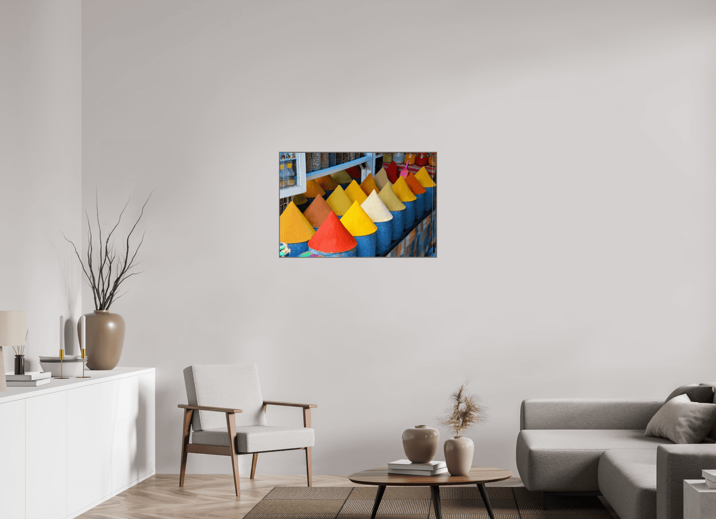 Colors and Spices Vol. 4; Photo Art Print under Acrylic Glass, Diverse Rahmenoptionen - Colors of Marrakech - Photo Art Gallery