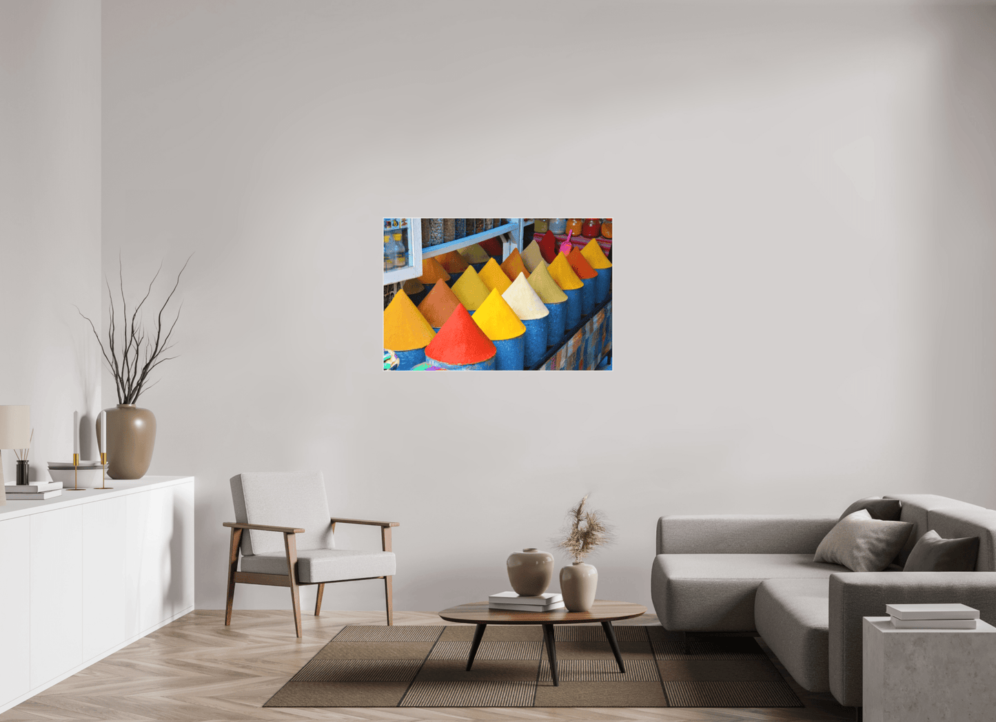 Colors and Spices Vol. 4; Photo Art Print under Acrylic Glass, Diverse Rahmenoptionen - Colors of Marrakech - Photo Art Gallery