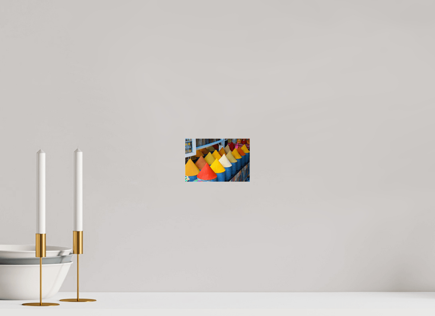 Colors and Spices Vol. 4; Photo Art Print under Acrylic Glass, Diverse Rahmenoptionen - Colors of Marrakech - Photo Art Gallery