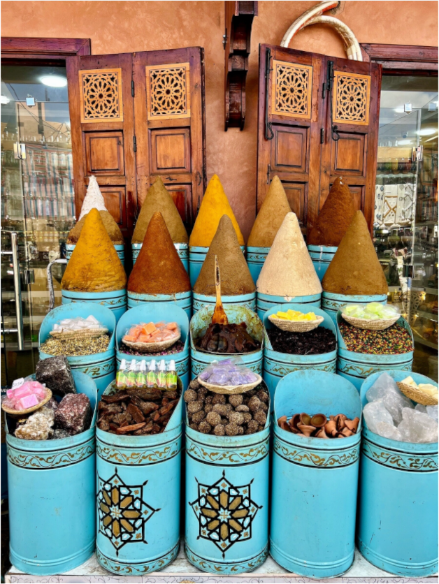 Colors and Spices Vol. 7 - Souks of Marrakech; Photo Art Print under Acrylic Glass - Colors of Marrakech - Photo Art Gallery