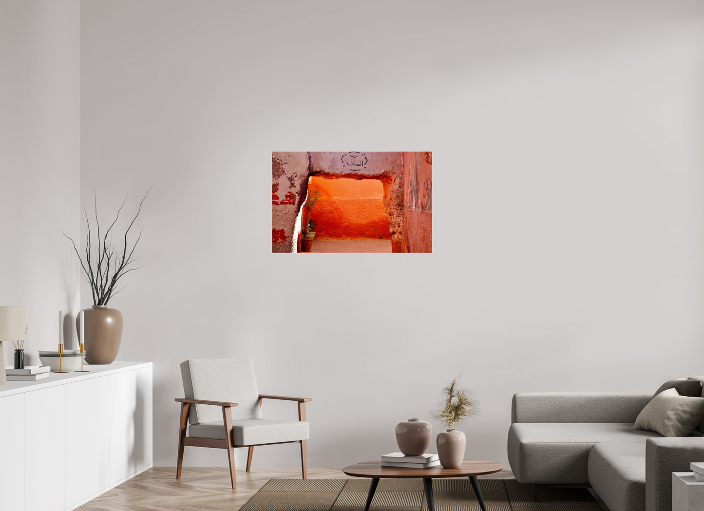 94,6 x 60 cm, Photo Print Under Acrylic Glass The Souks of Marrakech Vol. 4; Photo Art Print under Acrylic Glass; various frame options