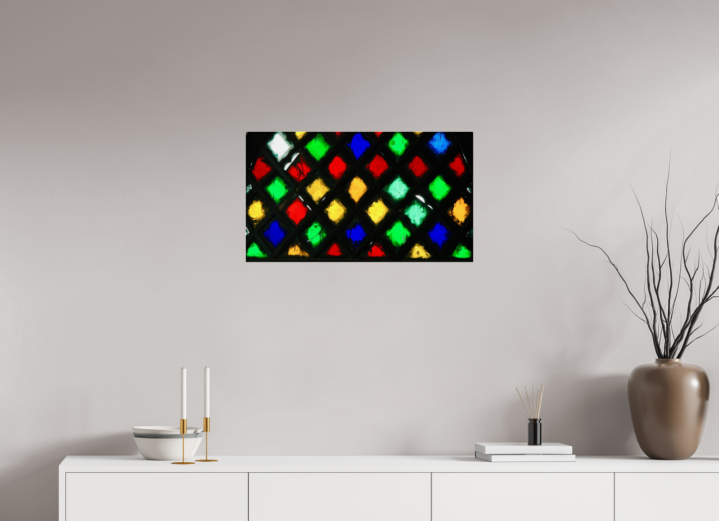 69,7 x 40 cm, Photo Print Under Acrylic Glass Colors of Marrakech, Oriental Mosaik in Marrakech Medina; Fine Art Photo Print under Acrylic Glass, Photo by J. Schleenbecker; Copyright 2025