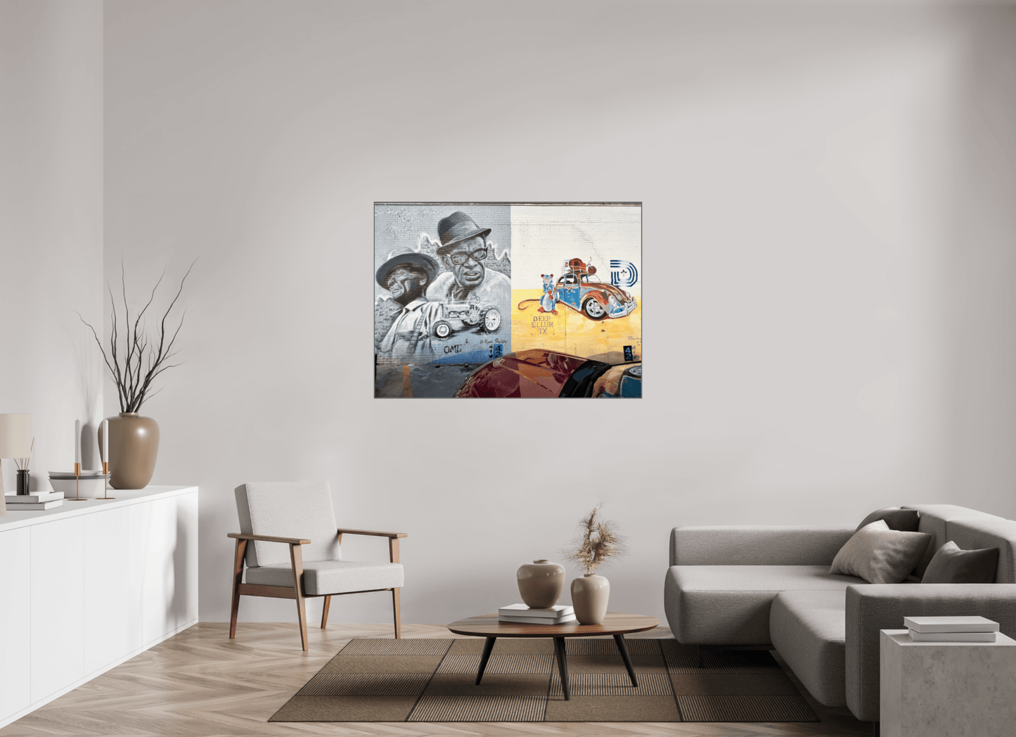Deep Ellum TX Street Art Vol. 1 - Collection "Graffiti Street Art meets Marrakech" - Photo Art print under Acrylic Glass; - Colors of Marrakech - Photo Art Gallery
