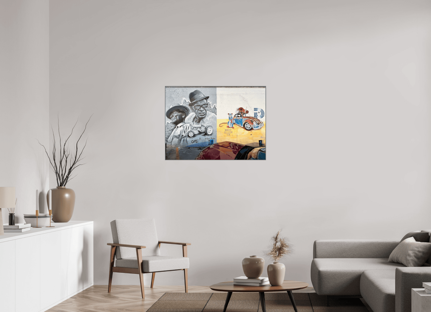 Deep Ellum TX Street Art Vol. 1 - Collection "Graffiti Street Art meets Marrakech" - Photo Art print under Acrylic Glass; - Colors of Marrakech - Photo Art Gallery