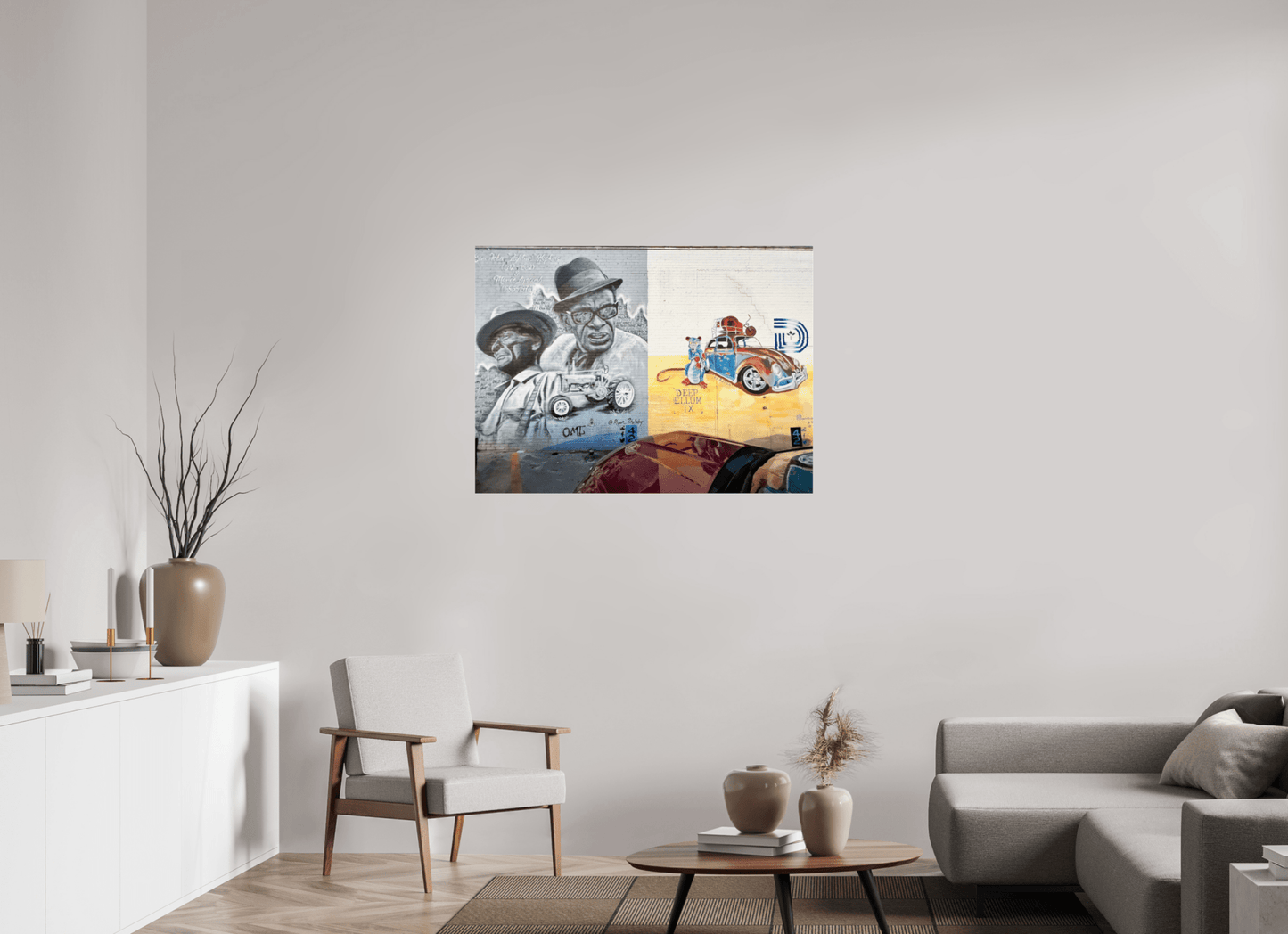 Deep Ellum TX Street Art Vol. 1 - Collection "Graffiti Street Art meets Marrakech" - Photo Art print under Acrylic Glass; - Colors of Marrakech - Photo Art Gallery