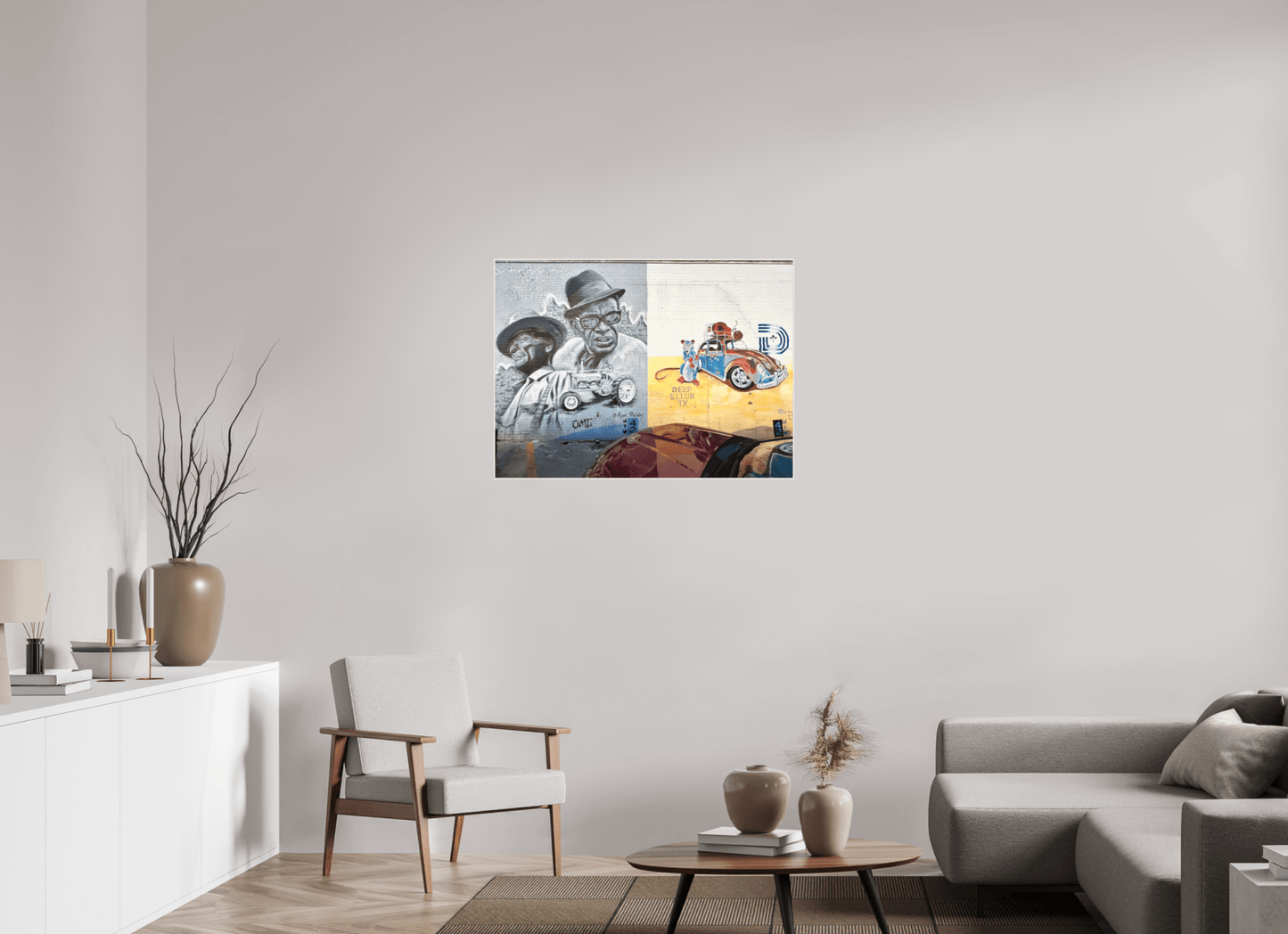 Deep Ellum TX Street Art Vol. 1 - Collection "Graffiti Street Art meets Marrakech" - Photo Art print under Acrylic Glass; - Colors of Marrakech - Photo Art Gallery