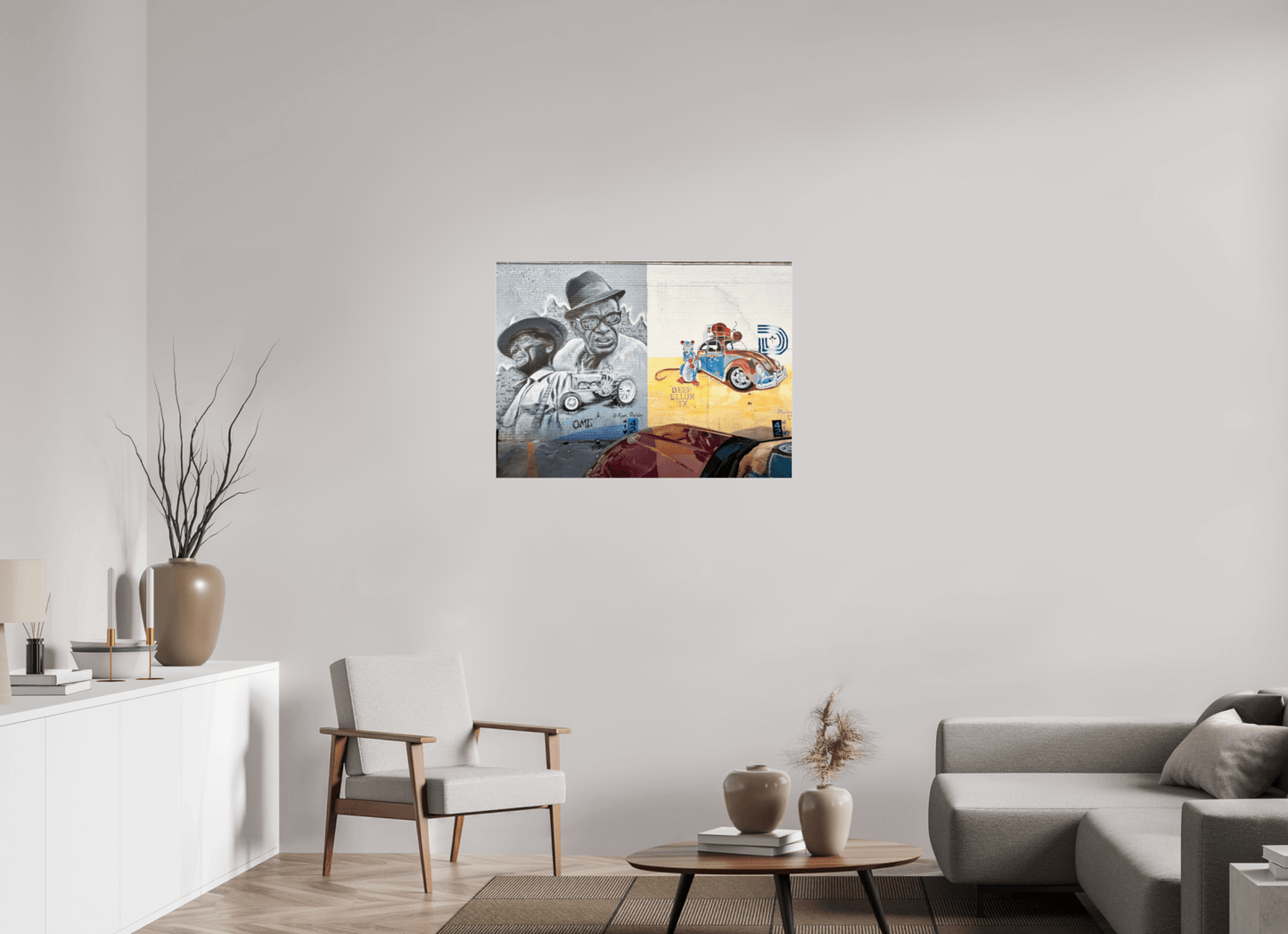 Deep Ellum TX Street Art Vol. 1 - Collection "Graffiti Street Art meets Marrakech" - Photo Art print under Acrylic Glass; - Colors of Marrakech - Photo Art Gallery