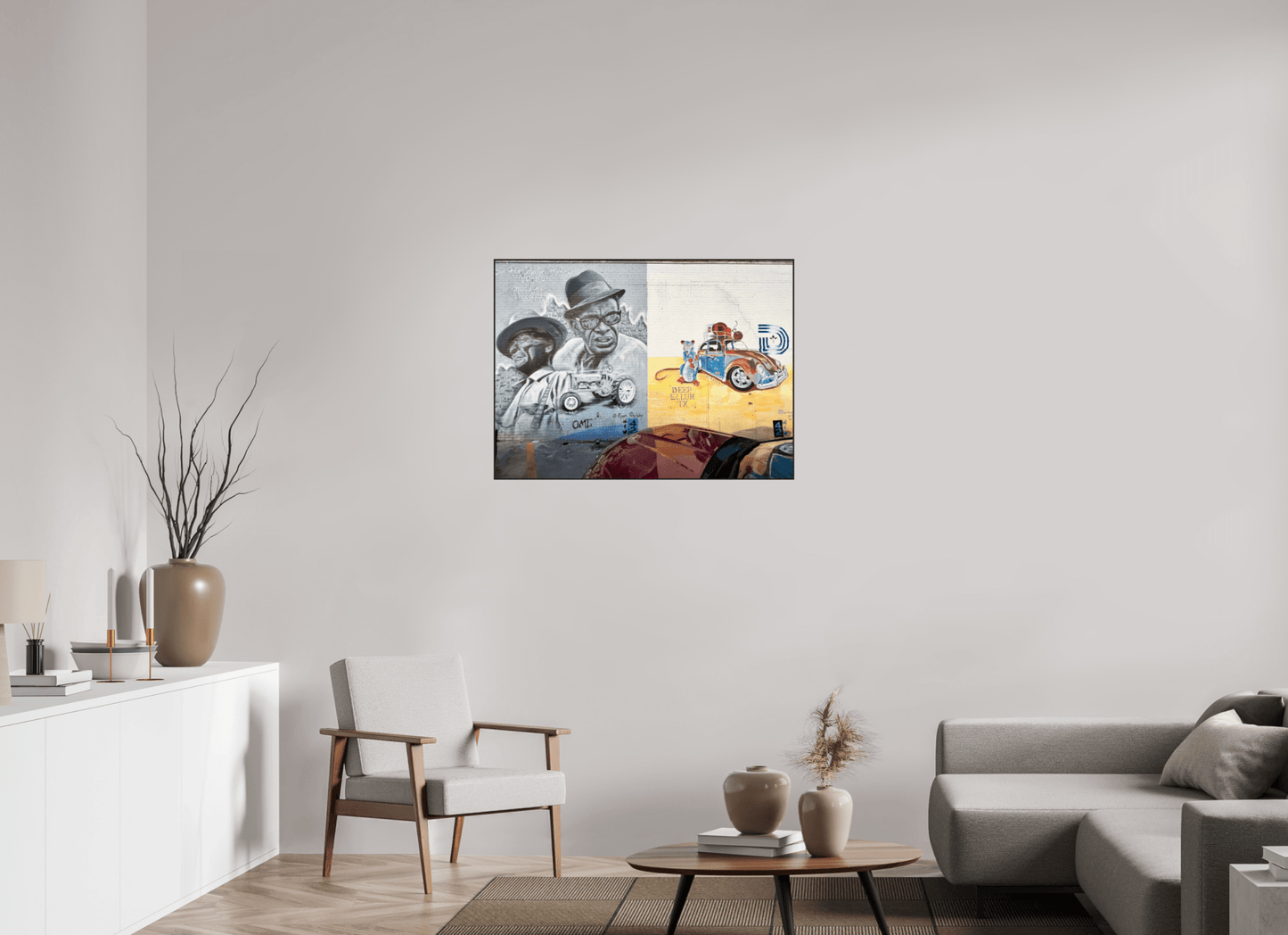 Deep Ellum TX Street Art Vol. 1 - Collection "Graffiti Street Art meets Marrakech" - Photo Art print under Acrylic Glass; - Colors of Marrakech - Photo Art Gallery