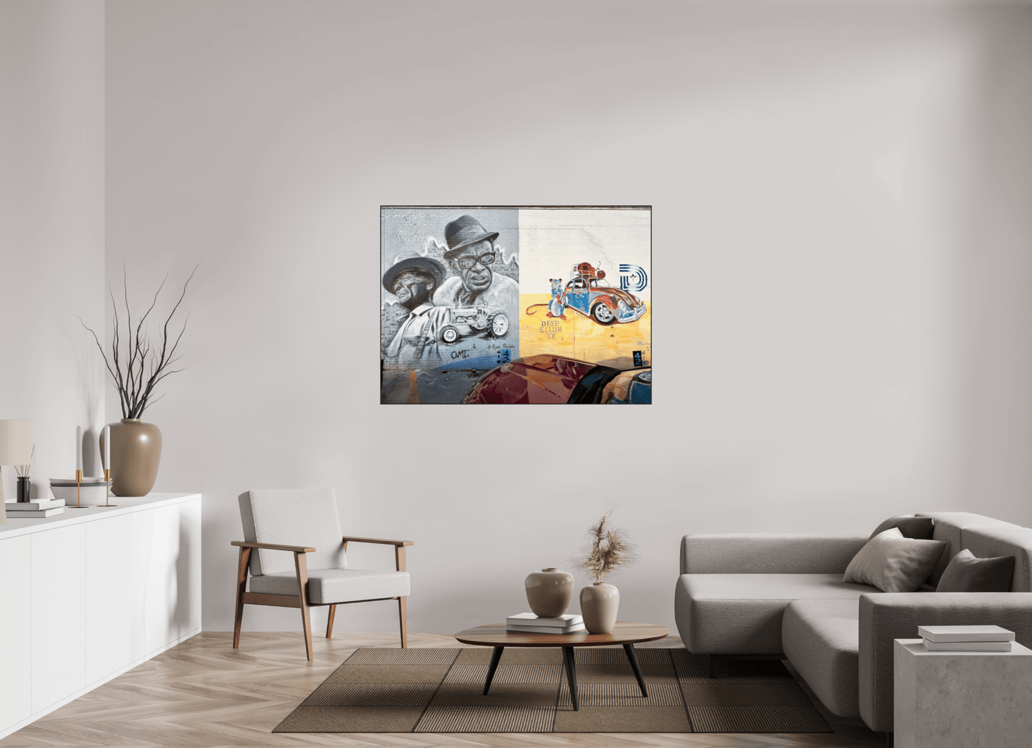 Deep Ellum TX Street Art Vol. 1 - Collection "Graffiti Street Art meets Marrakech" - Photo Art print under Acrylic Glass; - Colors of Marrakech - Photo Art Gallery