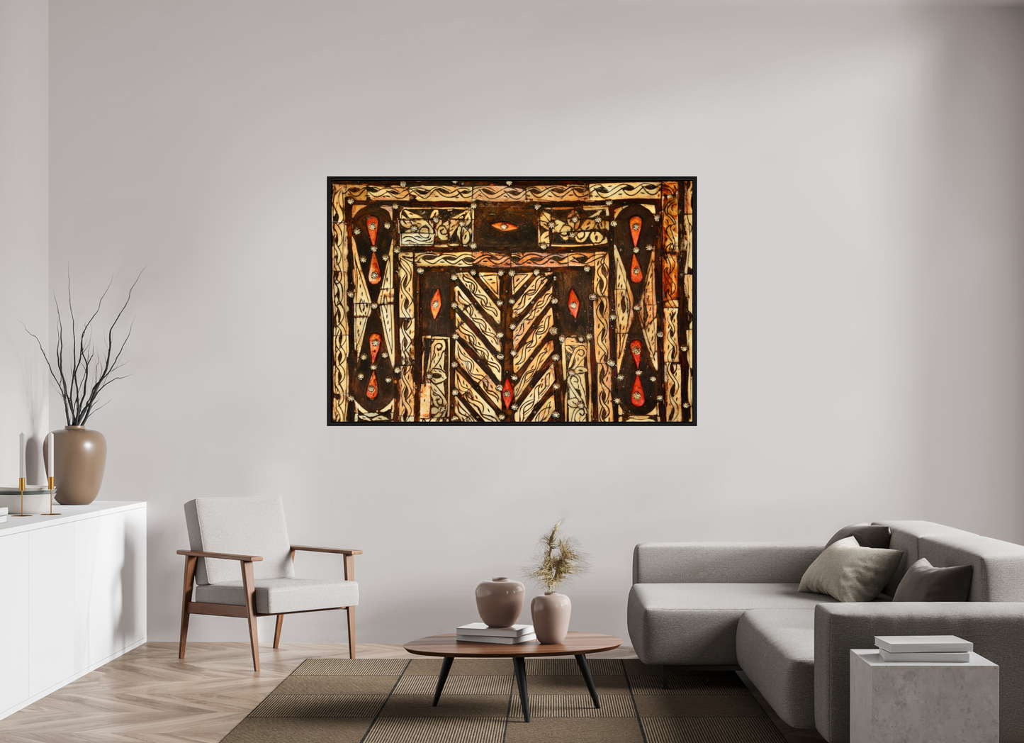 180 x 120 cm, Foto Print on Acrylic glass; Oak Wood Frame Basel 15 mm Secret Doors of Marrakech Vol. 1; Fine Art Photo Print under Acrylic Glass, Various Frame Options
