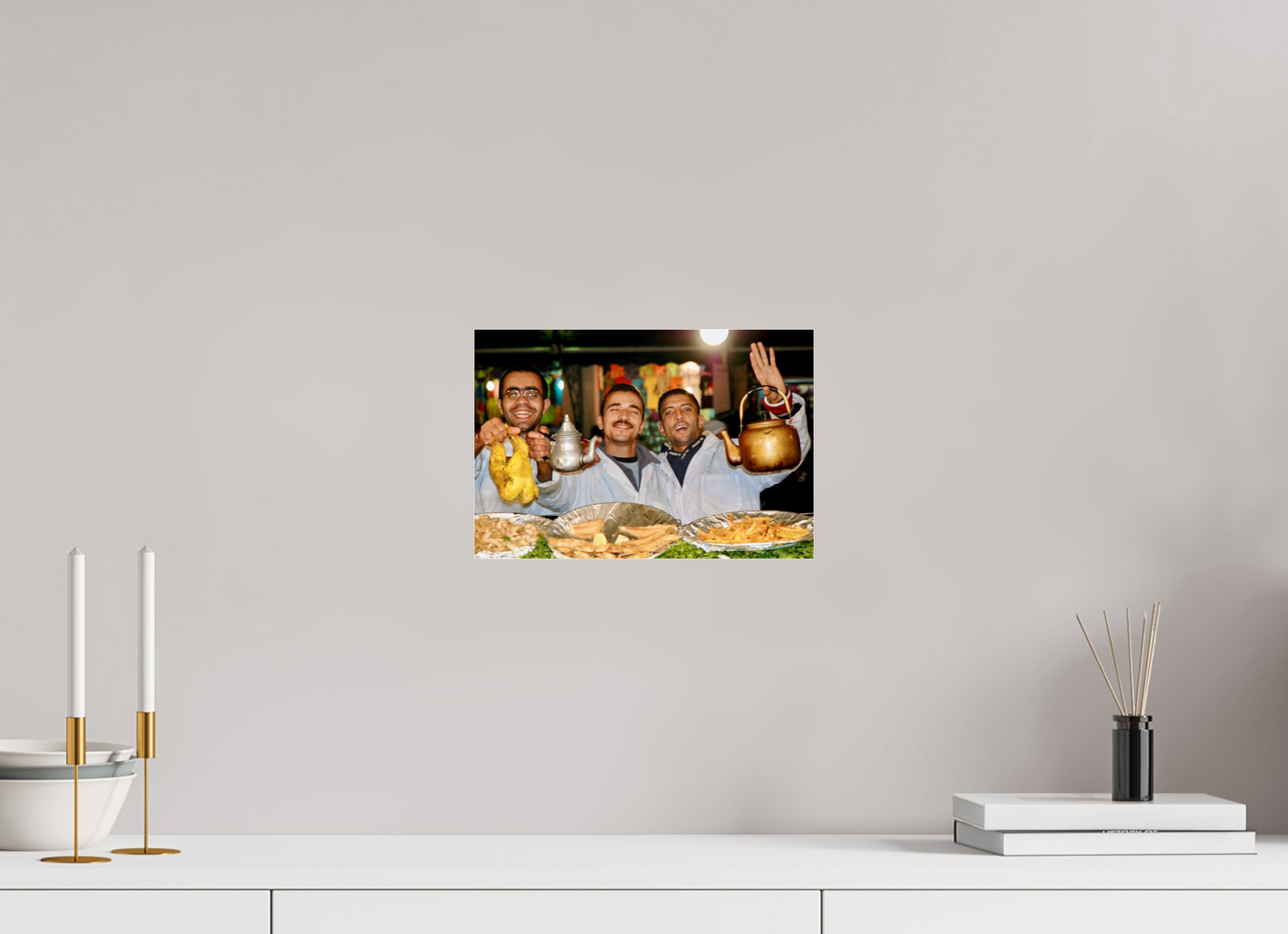 29,6 x 20 cm, Photo Print Under Acrylic Glass Oriental Food with Good Mood Vol.1 - Photo Art Print under Acrylic Glass
