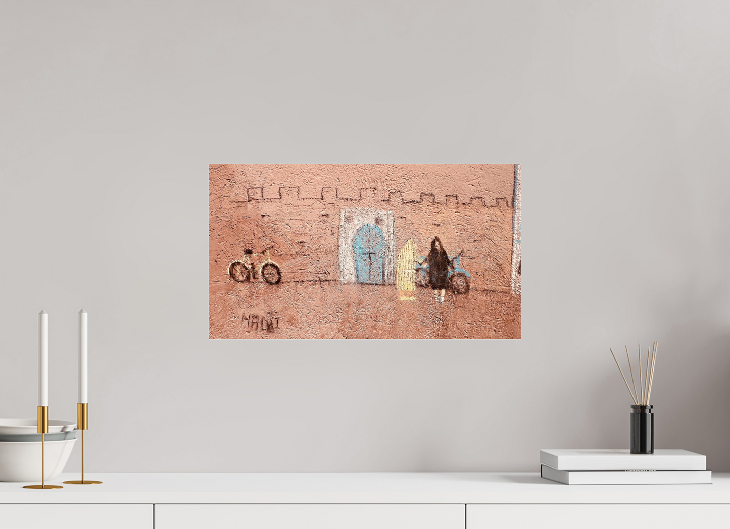 48 x 27 cm, Photo Print Under Acrylic Glass Life in the Medina Vol. 2 - Photo Art Print under Acylic Glass