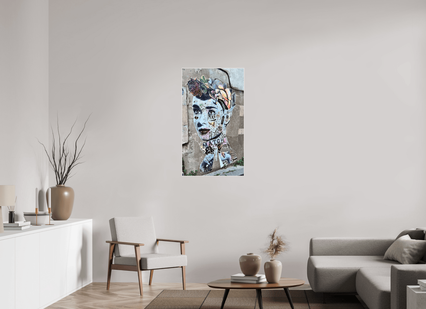 Free Lady from Montmartre - Street Pop Art Vol. 2 - Fine Art Photo Print under Acrylic Glass - Colors of Marrakech - Photo Art Gallery