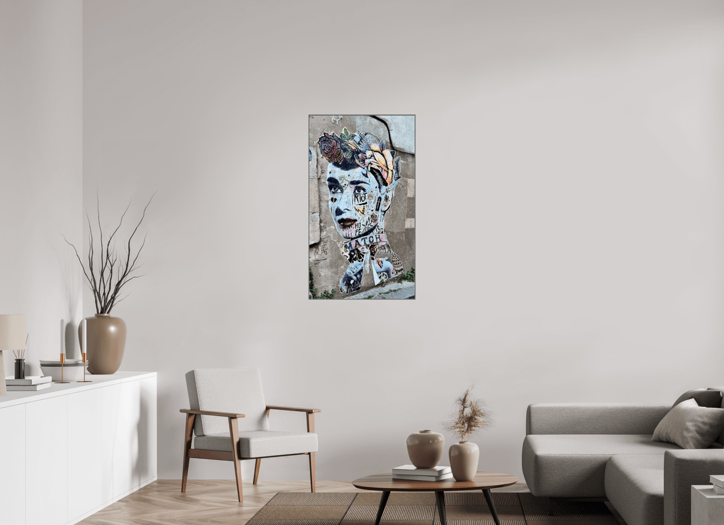 Free Lady from Montmartre - Street Pop Art Vol. 2 - Fine Art Photo Print under Acrylic Glass - Colors of Marrakech - Photo Art Gallery