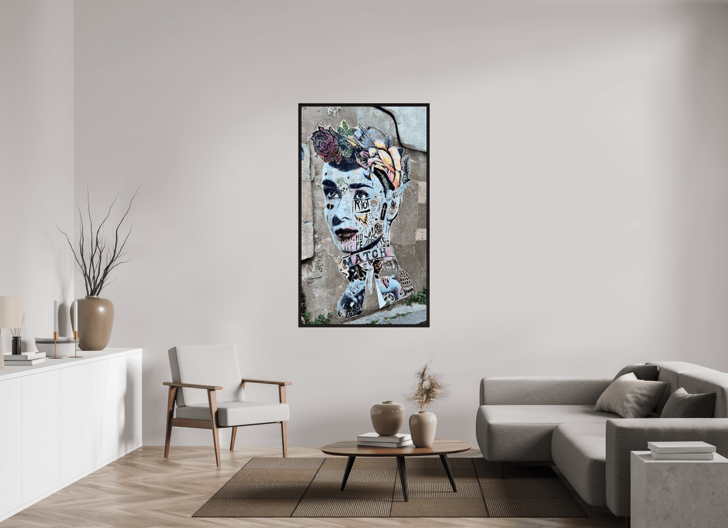Free Lady from Montmartre - Street Pop Art Vol. 2 - Fine Art Photo Print under Acrylic Glass - Colors of Marrakech - Photo Art Gallery