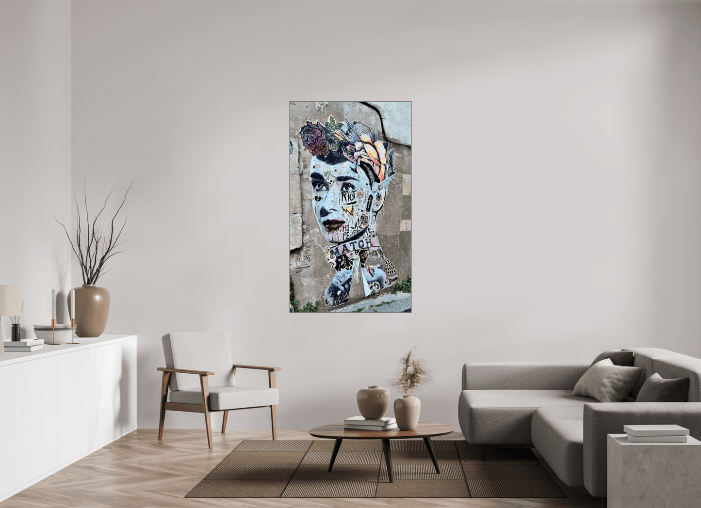 Free Lady from Montmartre - Street Pop Art Vol. 2 - Fine Art Photo Print under Acrylic Glass - Colors of Marrakech - Photo Art Gallery