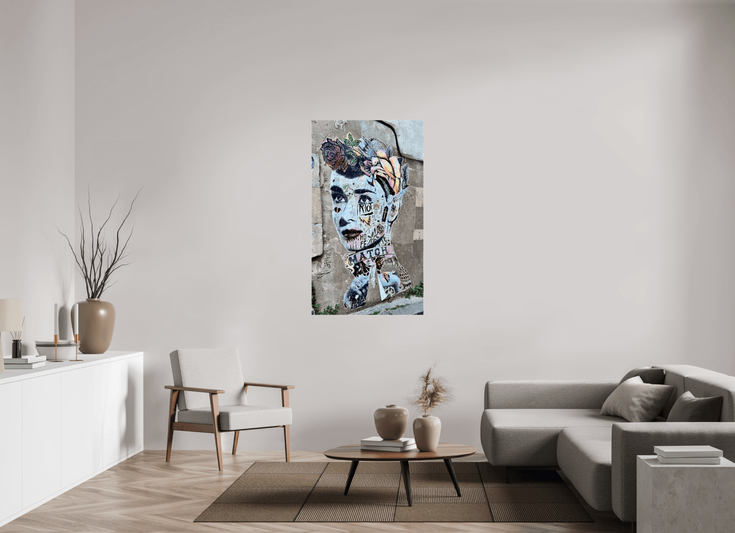 Free Lady from Montmartre - Street Pop Art Vol. 2 - Fine Art Photo Print under Acrylic Glass - Colors of Marrakech - Photo Art Gallery
