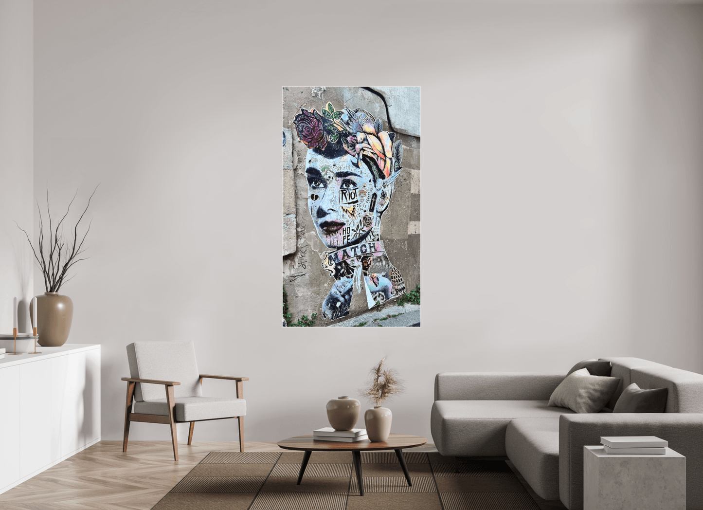 Free Lady from Montmartre - Street Pop Art Vol. 2 - Fine Art Photo Print under Acrylic Glass - Colors of Marrakech - Photo Art Gallery