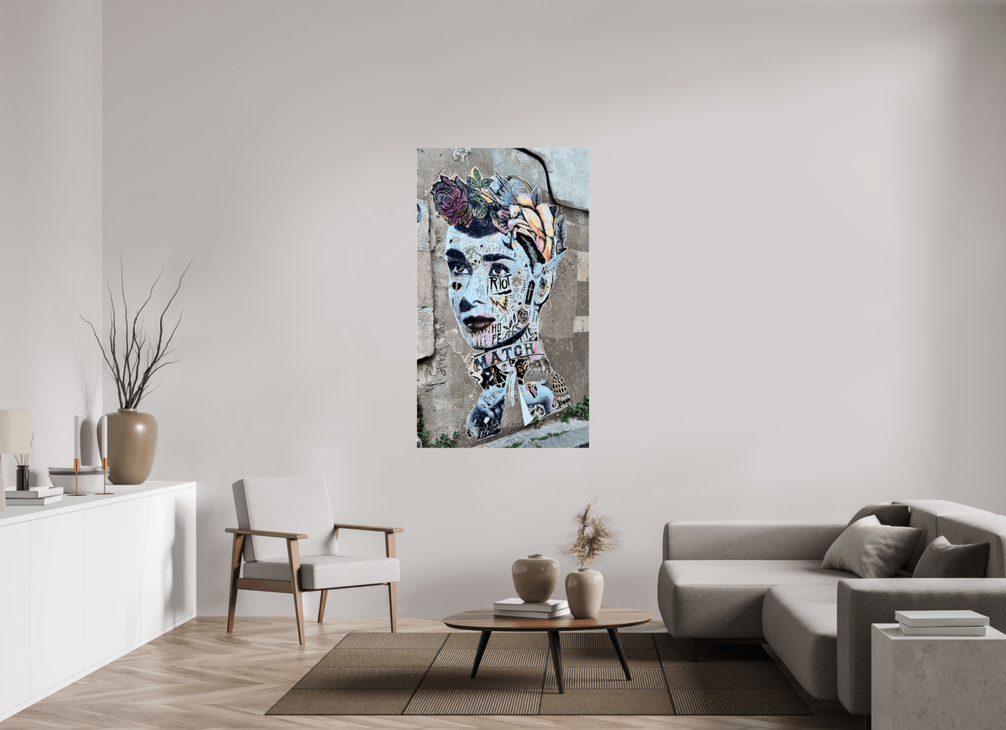 Free Lady from Montmartre - Street Pop Art Vol. 2 - Fine Art Photo Print under Acrylic Glass - Colors of Marrakech - Photo Art Gallery