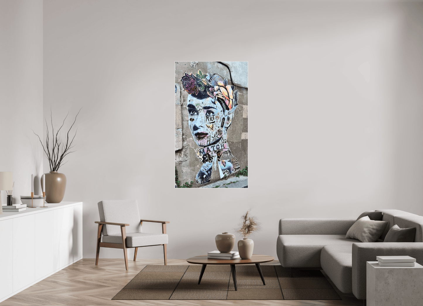 Free Lady from Montmartre - Street Pop Art Vol. 2 - Fine Art Photo Print under Acrylic Glass - Colors of Marrakech - Photo Art Gallery