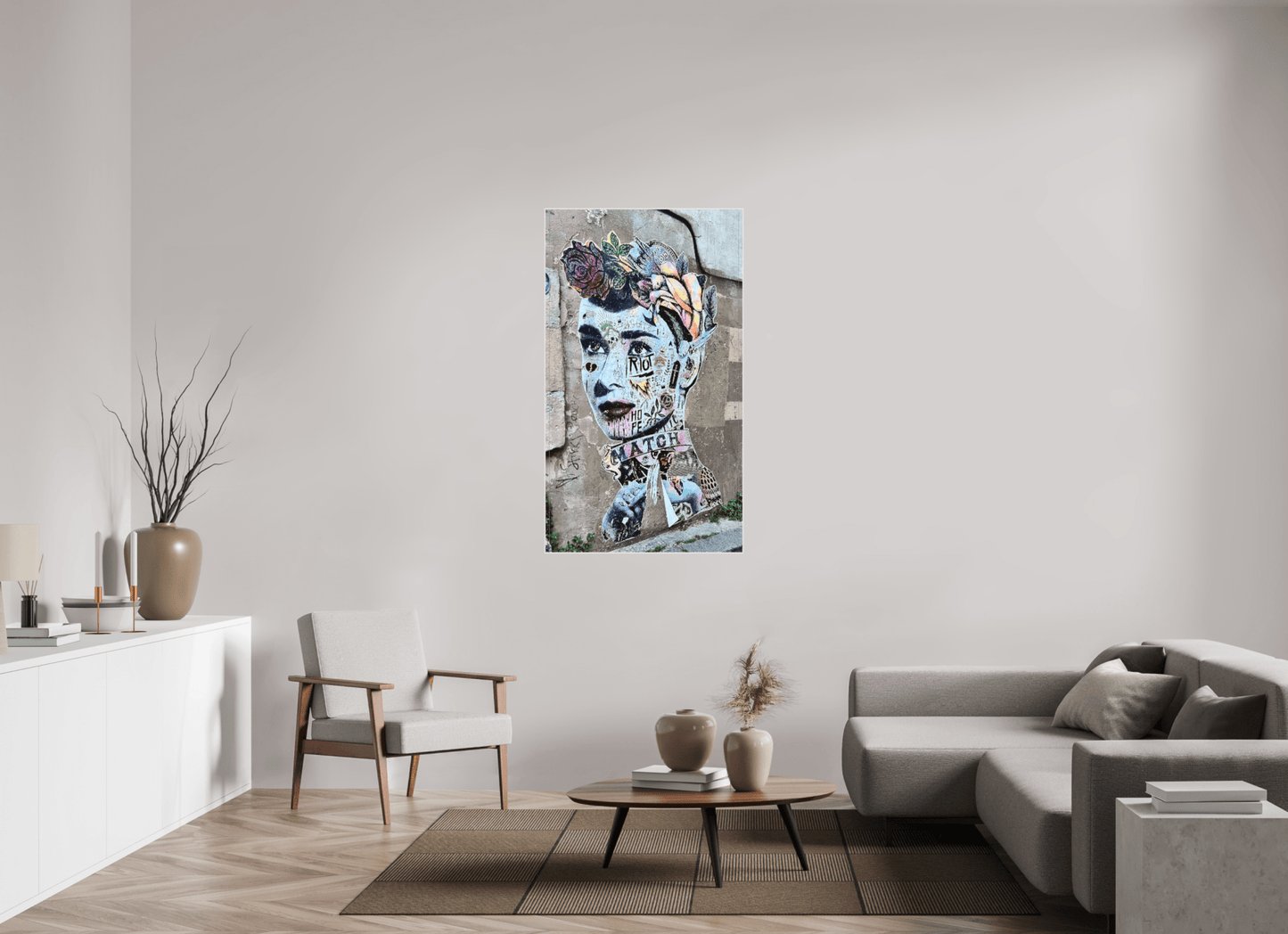 Free Lady from Montmartre - Street Pop Art Vol. 2 - Fine Art Photo Print under Acrylic Glass - Colors of Marrakech - Photo Art Gallery