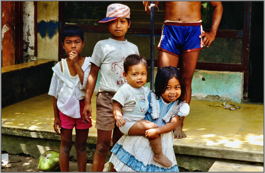 Happy Market Kids Vol.2; Java - Indonesia; Fine Art Photo Print under Acrylic Glass - Colors of Marrakech - Photo Art Gallery